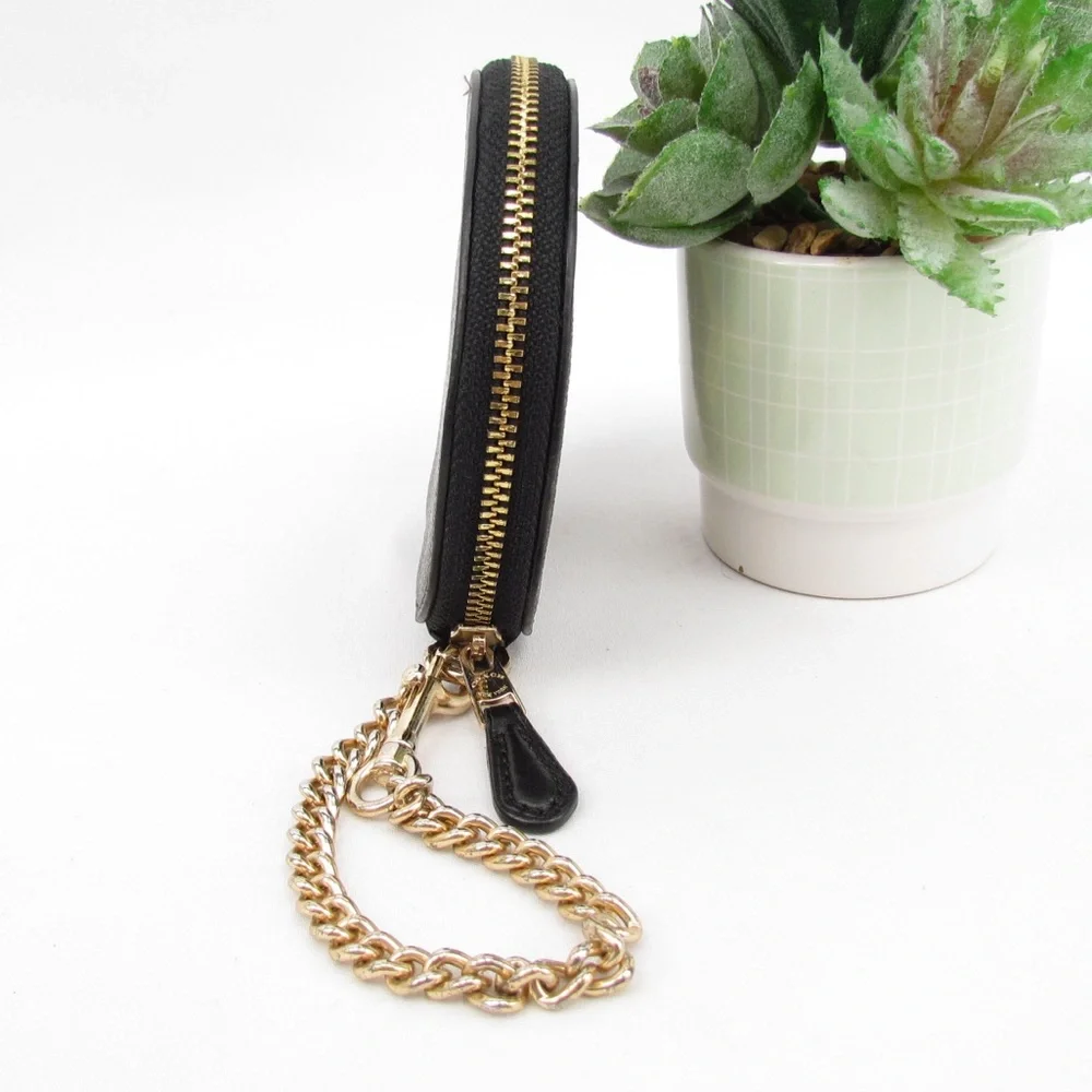Coach Signature Round Coin Case